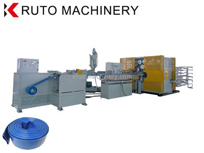 PVC Layflat Hortum Yapımı Makinesi PVC Düz Hortum Ekstrüzyon Hattı